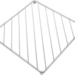 Stainless Steel Hot Mat/ Utensil Stand for dining table/Pot for kitchen Crome Plating Trivet-image-57