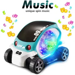 Best Buy 09 Stant Car |Rotate 360° |With Multicolor led Flashing Light| Music |Learning/educational |3+ Years Kids Gifts-image-8