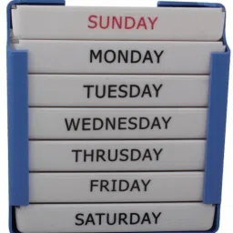 MONDAY TO SATURADAY PILL STORAGE BOX F Pill Box-image-10