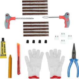 TW-5006 10 in 1 Universal Car Bike SUV Motorcycle Flat Tire Tubeless Tyre Puncture Repair Kit-image-71