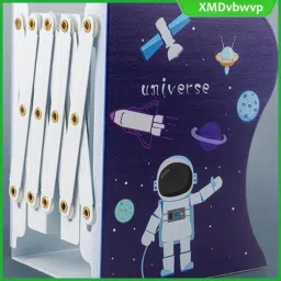 3 Layer Adjustable Crackle Expandable & Retractable Metal Multipurpose Metal Close Book Shelf-0