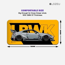 CLOZEU Mouse Pad, Large Extanded Desk Mouse Pad, Non-slip Spill-Resistant Mousepad image 2