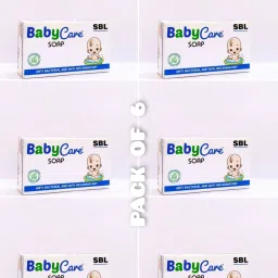 Baby Care Soap Anti Bacterial Anti-inflammatory (75Gm×6) Pack of 6-10