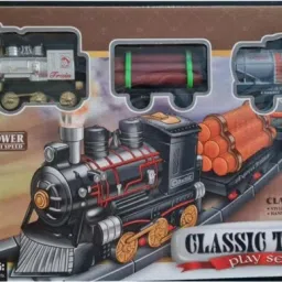 bestie toys Classic Train Play Set Power High Speed Train Railway Track Set image 4