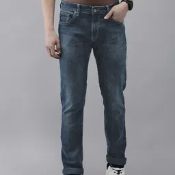SPYKAR Men Regular Fit Light Fade Stretchable Jeans-picture-5