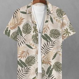 BULLMER Men Sea Green Straight Printed Casual Shirt-image-41