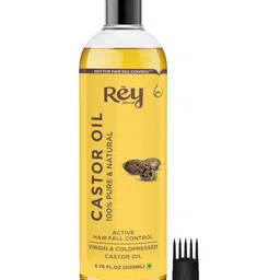 Rey Naturals Premium Cold Pressed Castor Oil - Pure & Virgin Grade Hair Oil - 200 ML-18