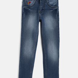 Toonyport Boys Blue Slim Fit Clean Look Stretchable Jeans-image-10