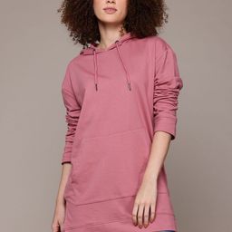 The Roadster Lifestyle Co. Longline Hooded Sweatshirt-image-95