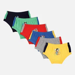 Bodycare Kids Boys Pack Of 6 Assorted Mickey & Friends Basic Briefs KIA957-PK004-image-6