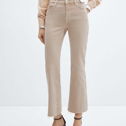 MANGO Women Flared Stretchable Jeans-image-80