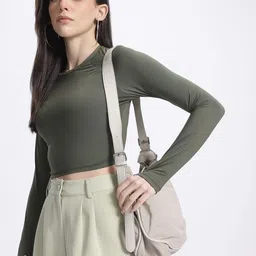 glitchez Sophisticated Allure Fitted Crop Top-image-56