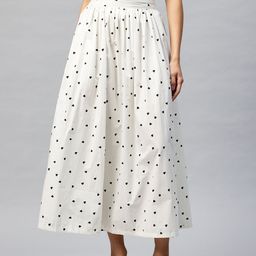 Ayaany Printed Gathered Long Skirt-image-23