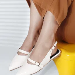 TRYME Women Pointed Toe Mules Flats-90