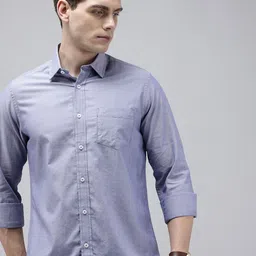 ColorPlus Pure Cotton Contemporary Fit Opaque Casual Shirt-picture-31