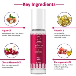 7 DAYS Set of 3 Instant Shine Lip Serum with Vitamin E & Argan Oil - 10 ml each image 5
