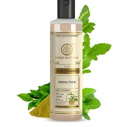 Khadi Natural Ayurvedic Henna Tulsi Hair Cleanser 210 ml-image-51