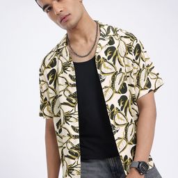 glitchez Tropical Trove Printed Relaxed Shirt-image-74