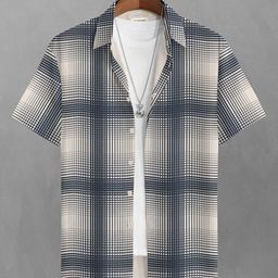 BULLMER Men Straight Checked Cotton Casual Shirt-image-88