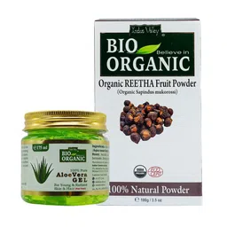 Indus Valley Reetha Powder & Aloe Vera Gel Combo-11