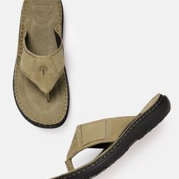 Woodland Men Nubuck Leather Comfort Sandals-picture-9
