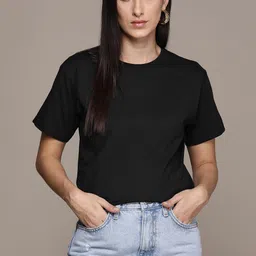 WAREHOUSE Pure Cotton Oversized T-shirt-image-71