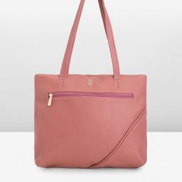 Baggit Solid PU Regular Structured Handheld Bag-0