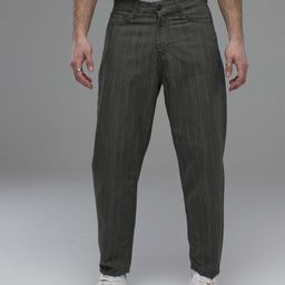 catch Men Tapered Fit Striped Stretchable Jeans-image-66