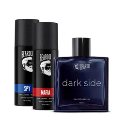 BEARDO Set of Dark Side Eau De Parfum 100ml Mafia Body Spray 120ml(100g)-50