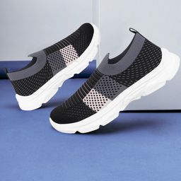 BAESD Girls Textured Lightweight Slip-On Sneakers-image-50