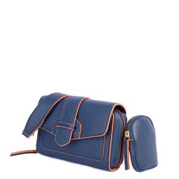 CERES Textured Structured Sling Bag With Pouch image 4