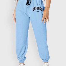 TABADTOD Women Printed Relaxed Joggers Trousers-image-80