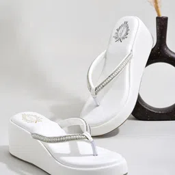 Shoetopia Girls Embellished Party Wedge Sandals-28