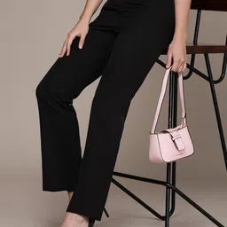 bebe Women AM-PM Solid Trousers-image-28