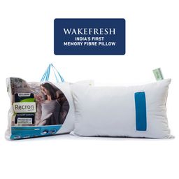 Recron Certified White Cotton Wake Fresh Pillow-13