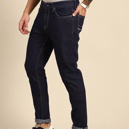 United Colors of Benetton Men Slim Tapered Fit Stretchable Jeans-picture-39
