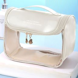 Aura Off White Water Resistant Makeup Organiser-15