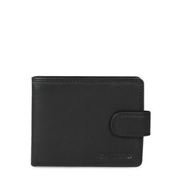 CALFNERO Men Black Solid Leather Two Fold Wallet-image-120