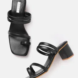 ELLE Open Toe Block Heel-21