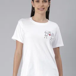 BRATMA Women Graphic Printed T-shirt-image-70