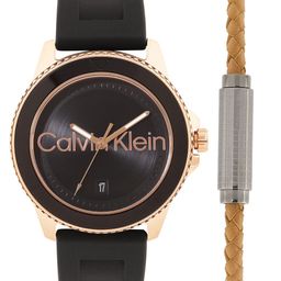 Calvin Klein Men Aqueous Watch with Bracelet Gift Set - CKWBRS5-56