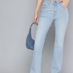 Levis Women 725 Slim Bootcut High-Rise Light Fade Stretchable Jeans-image-59