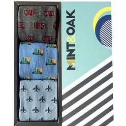 Mint & Oak Men Pack Of 3 Assorted Calf-Length Socks-51