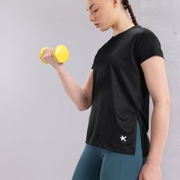 HRX by Hrithik Roshan Side Slit Training T-shirt-image-93