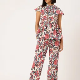 ETC Floral Printed Night Suit-image-48