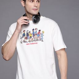 New Balance Men Printed Athletics Relaxed Archive Walk Pure Cotton T-shirt-image-123