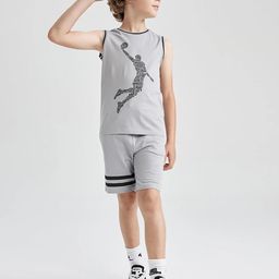 J&JP Kids-Boys Grey Pure Cotton Clothing Set-image-7