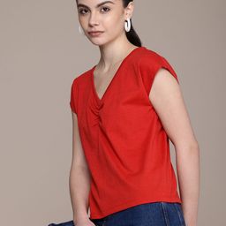 The Roadster Life Co. Extended Sleeves Ruched Top-image-106