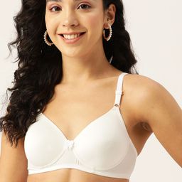 DressBerry White Bra Lightly Padded-image-82