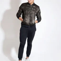 VIVEK KARUNAKARAN Men Bomber Jacket-4
